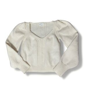 &Merci puff sleeve sweater top